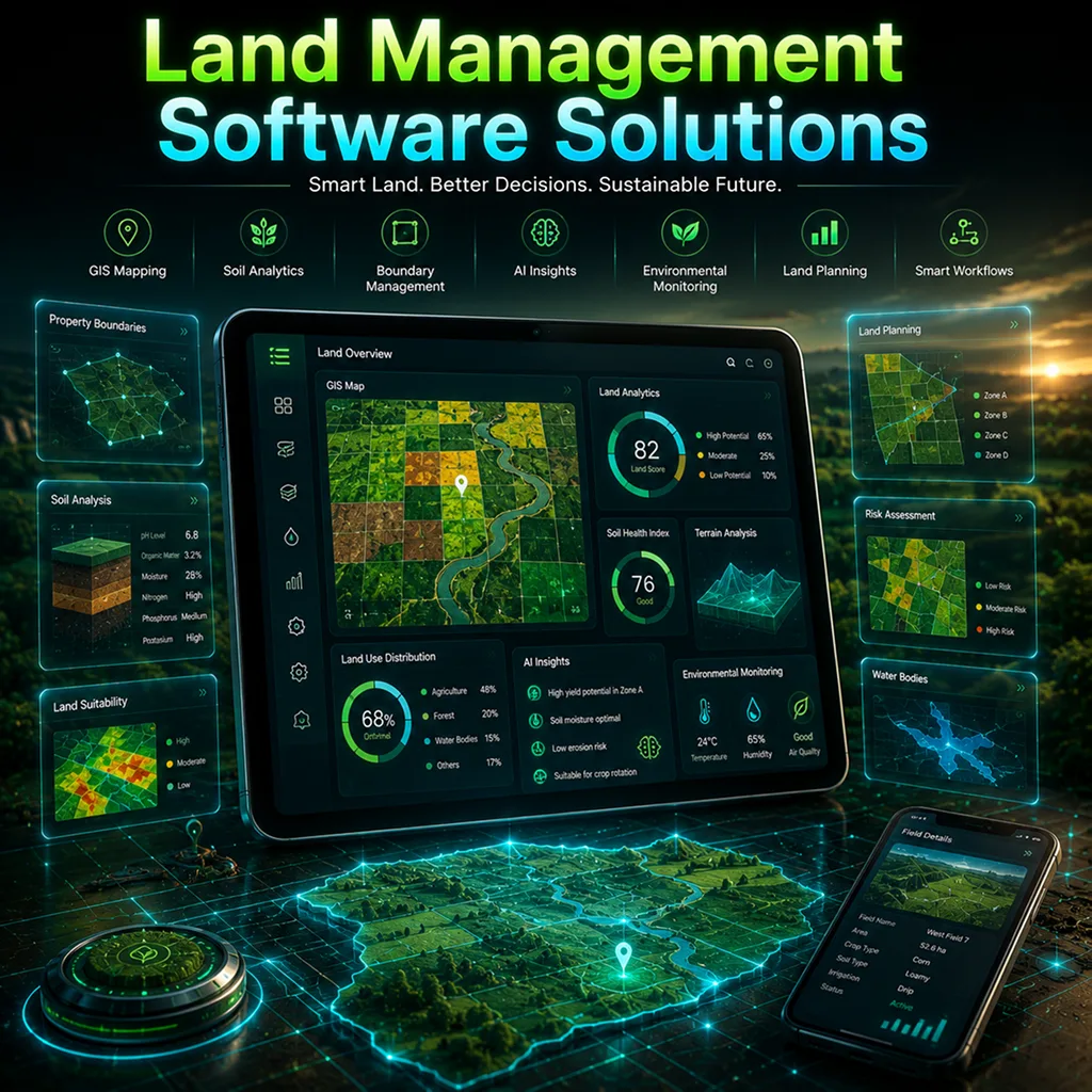Land management software development solutions